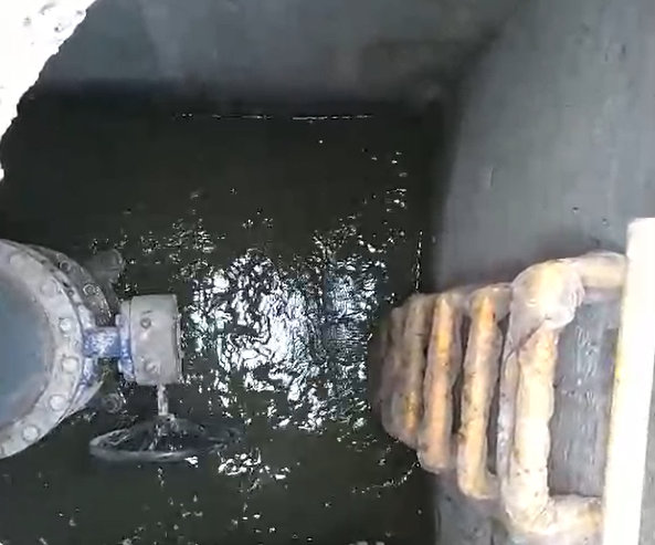 抽水機抽水運轉情形