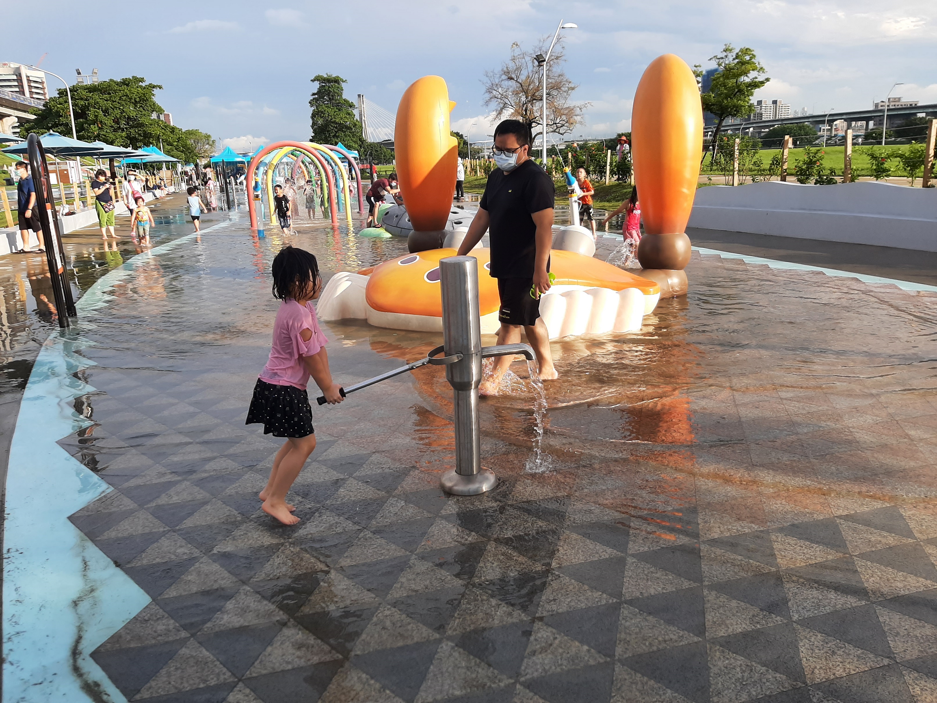 海世界水樂園-海底生物的造型玩水樂趣