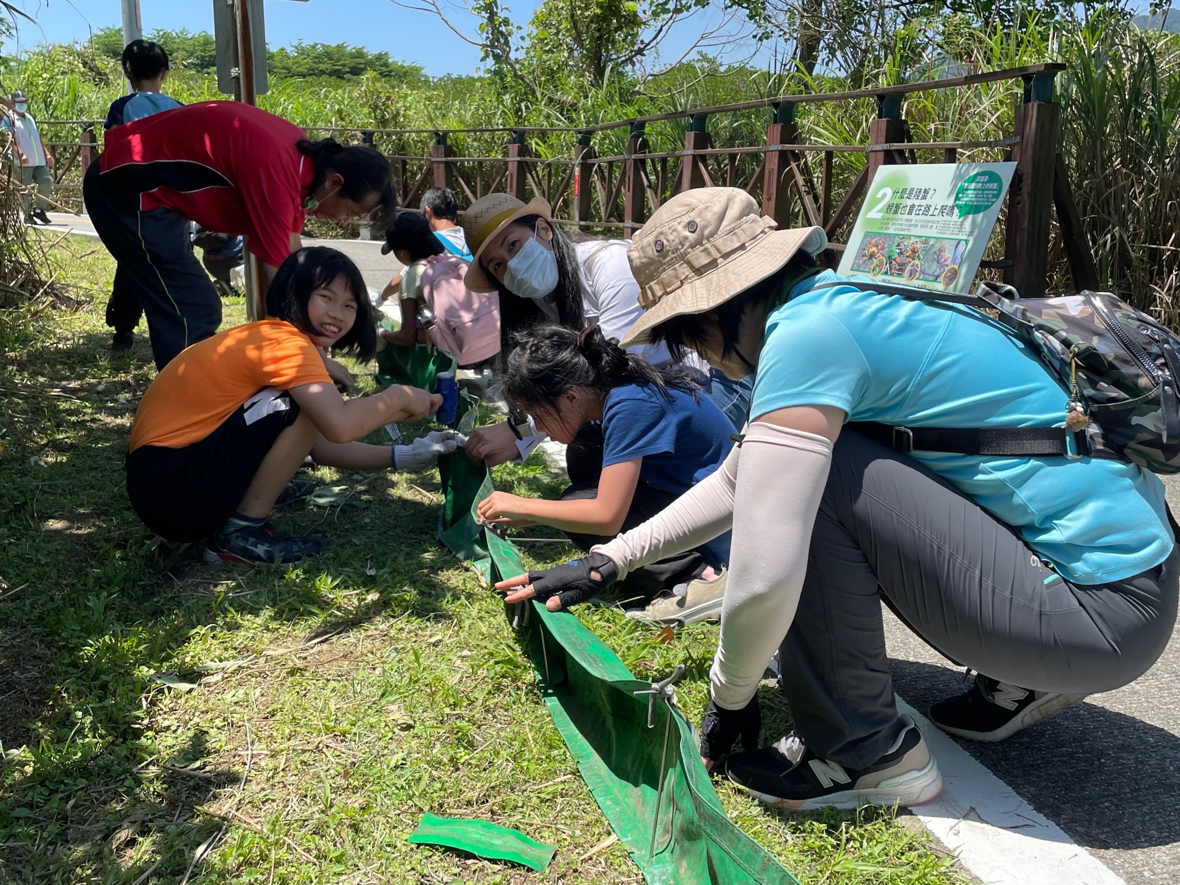 守護行動結合淡水竹圍國小師生，讓永續生態保育種子深入我們的下一代