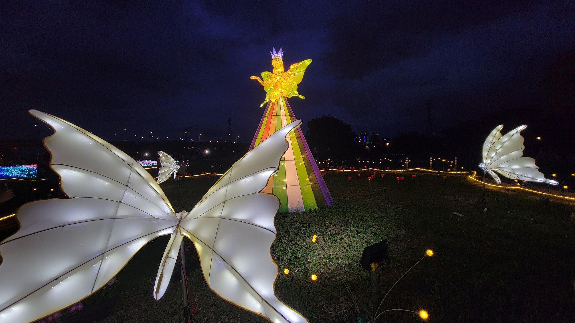 夜晚散發神秘氣息的蝴蝶女神