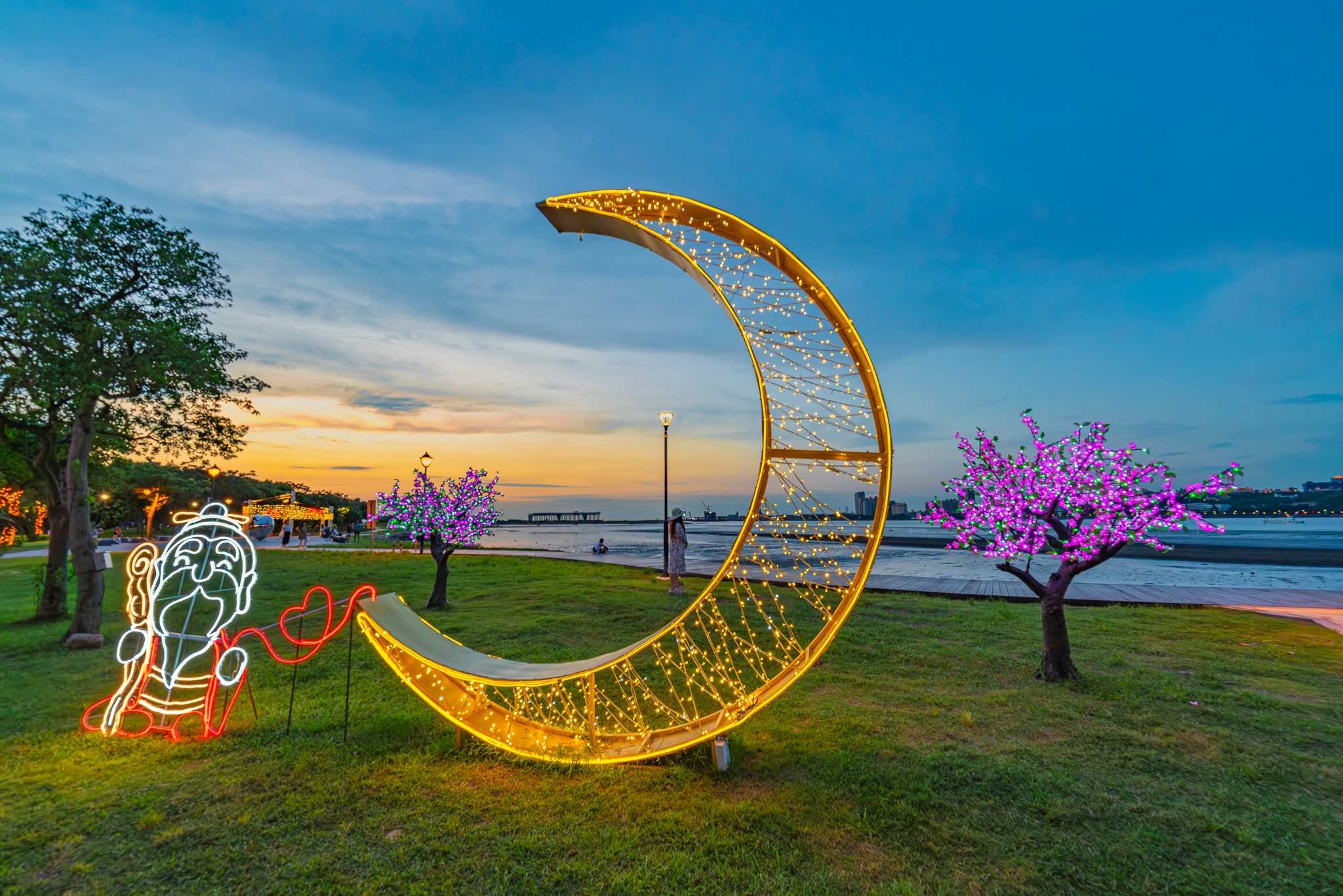 八里左岸公園-光雕秀