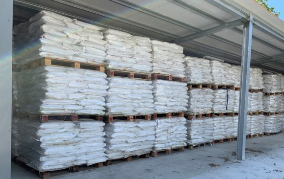 水利局已備妥4萬8252包砂包供防汛搶險使用