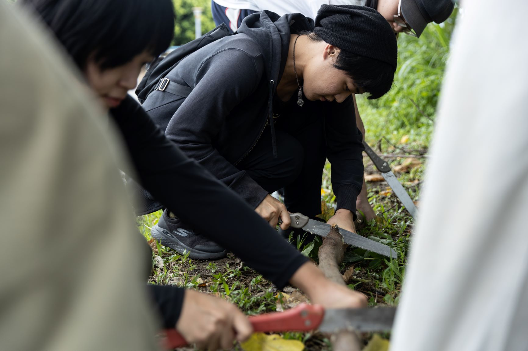 「環境藝術創作營」觀察濕地水質及水棲生物