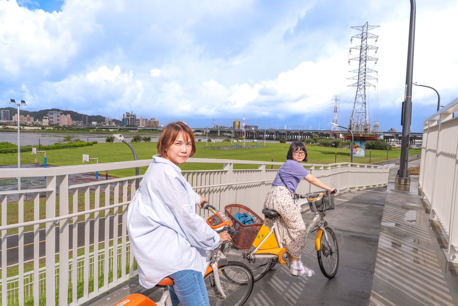 環河陸橋新設斜坡道大幅增加堤內外無障礙通行之便利性