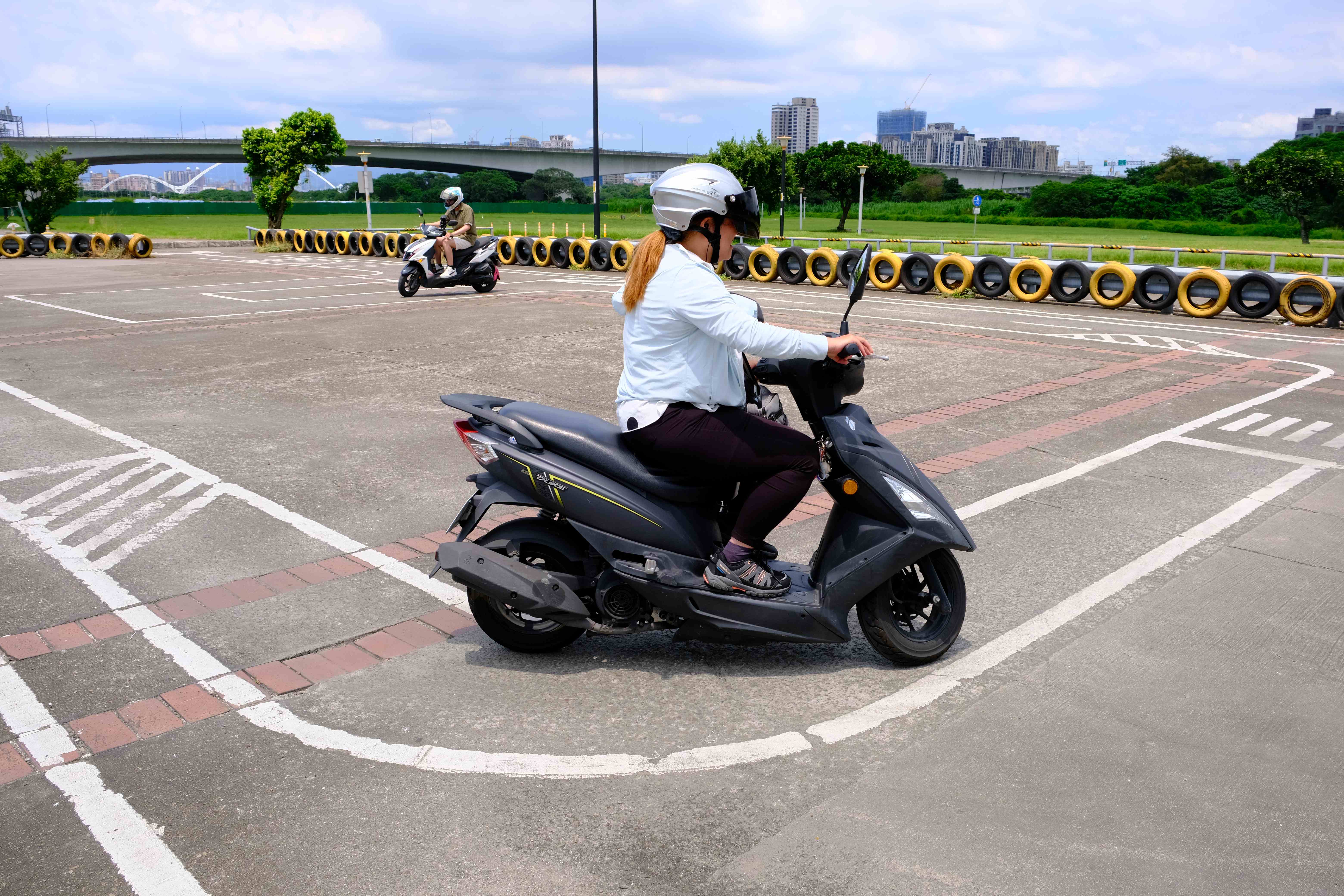 新北河濱機車練習場皆免費開放且無需預約(西盛機車練習場)