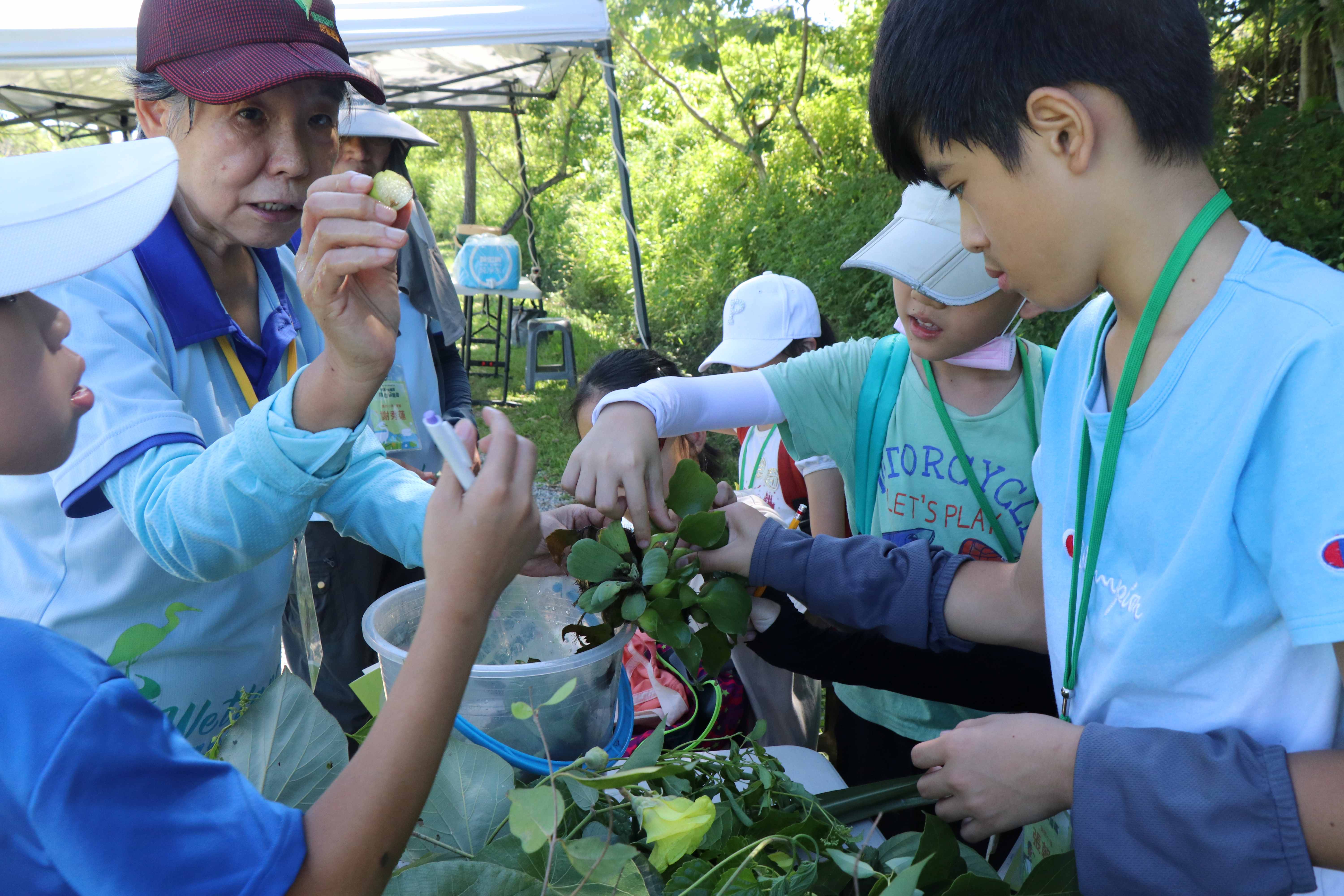  志工擔任環教「植物好好玩」課程講師