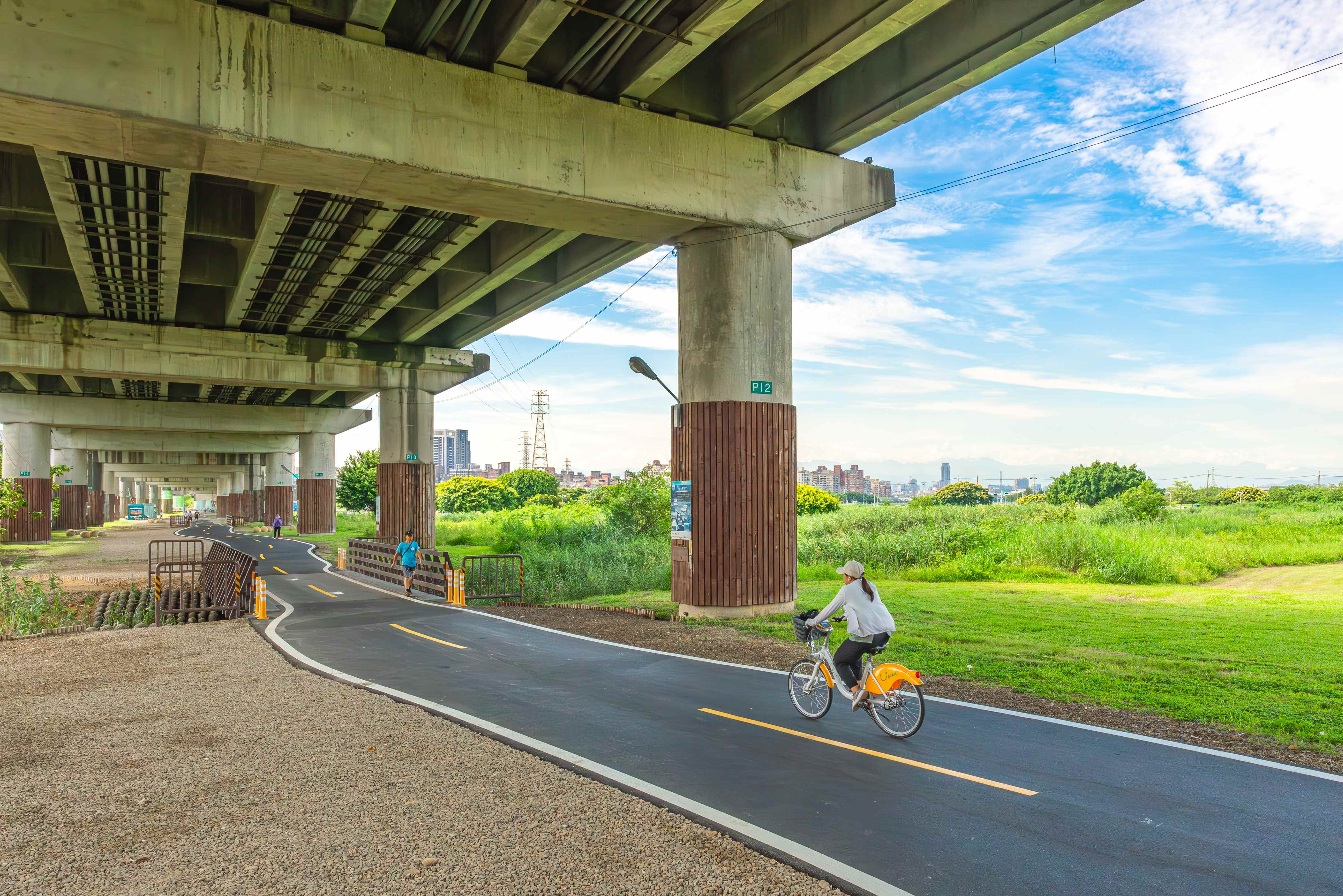  通過成蘆橋，不靠車也能騎很遠二重環狀自行車道