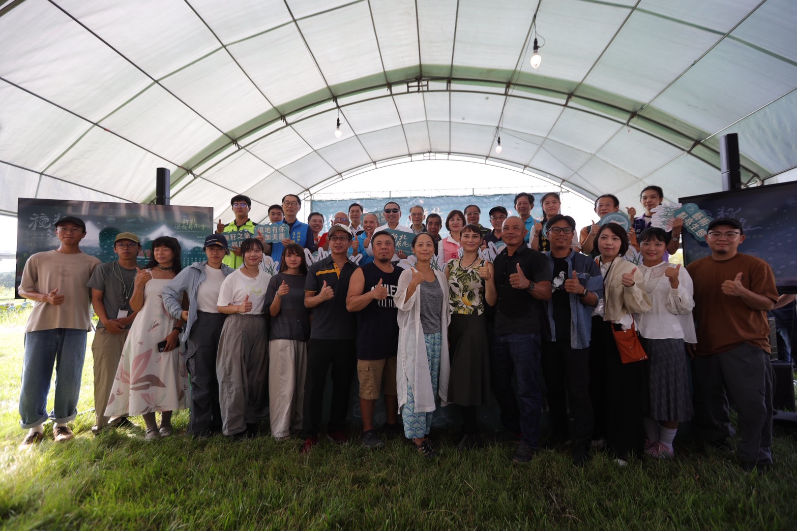  2025新北濕地藝術季除了邀請國內外知名藝術家外，還有台灣青年藝術家