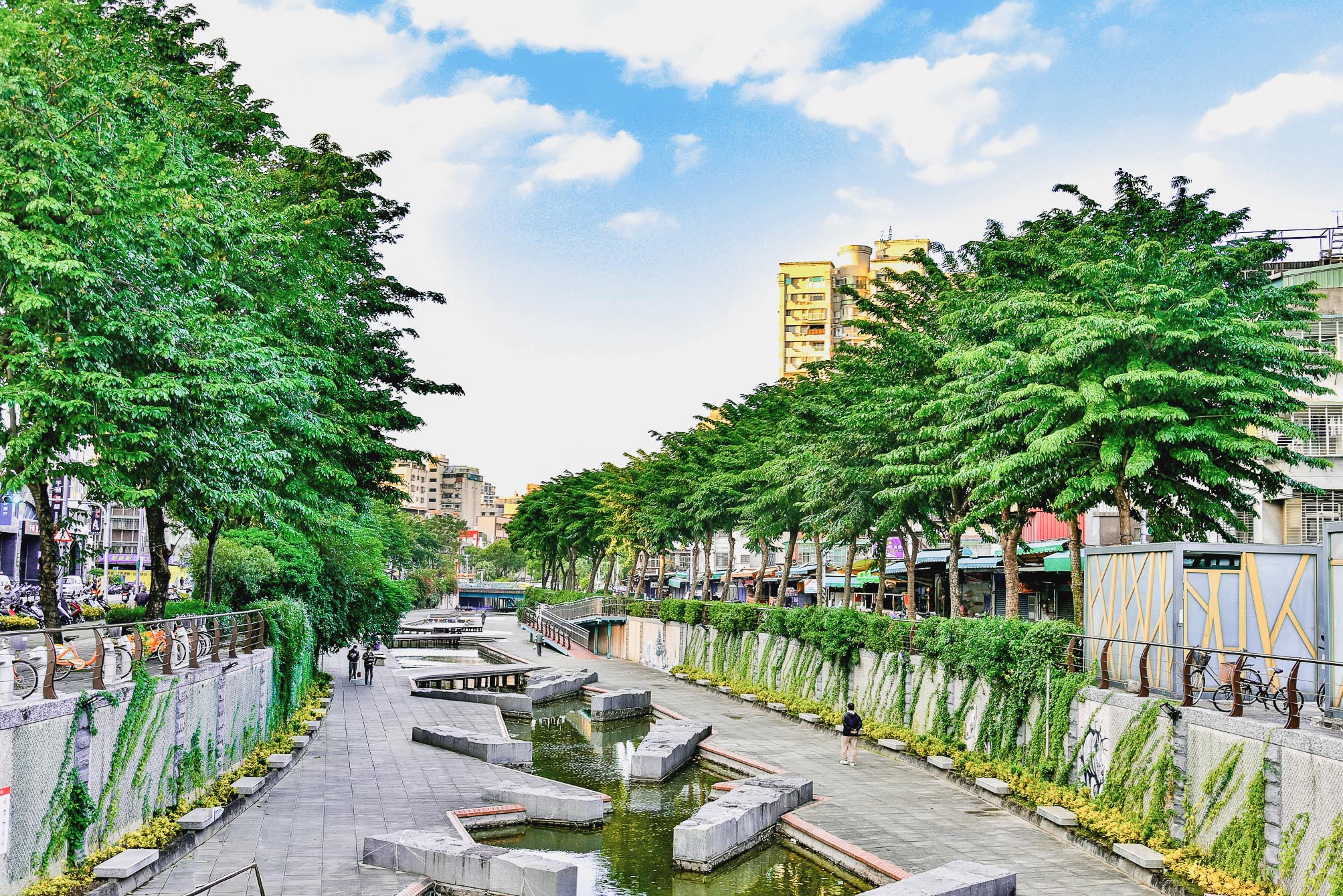 中排大排具有排水防洪功能外，更是市民們休閒、遊憩與環境教育的優質場域