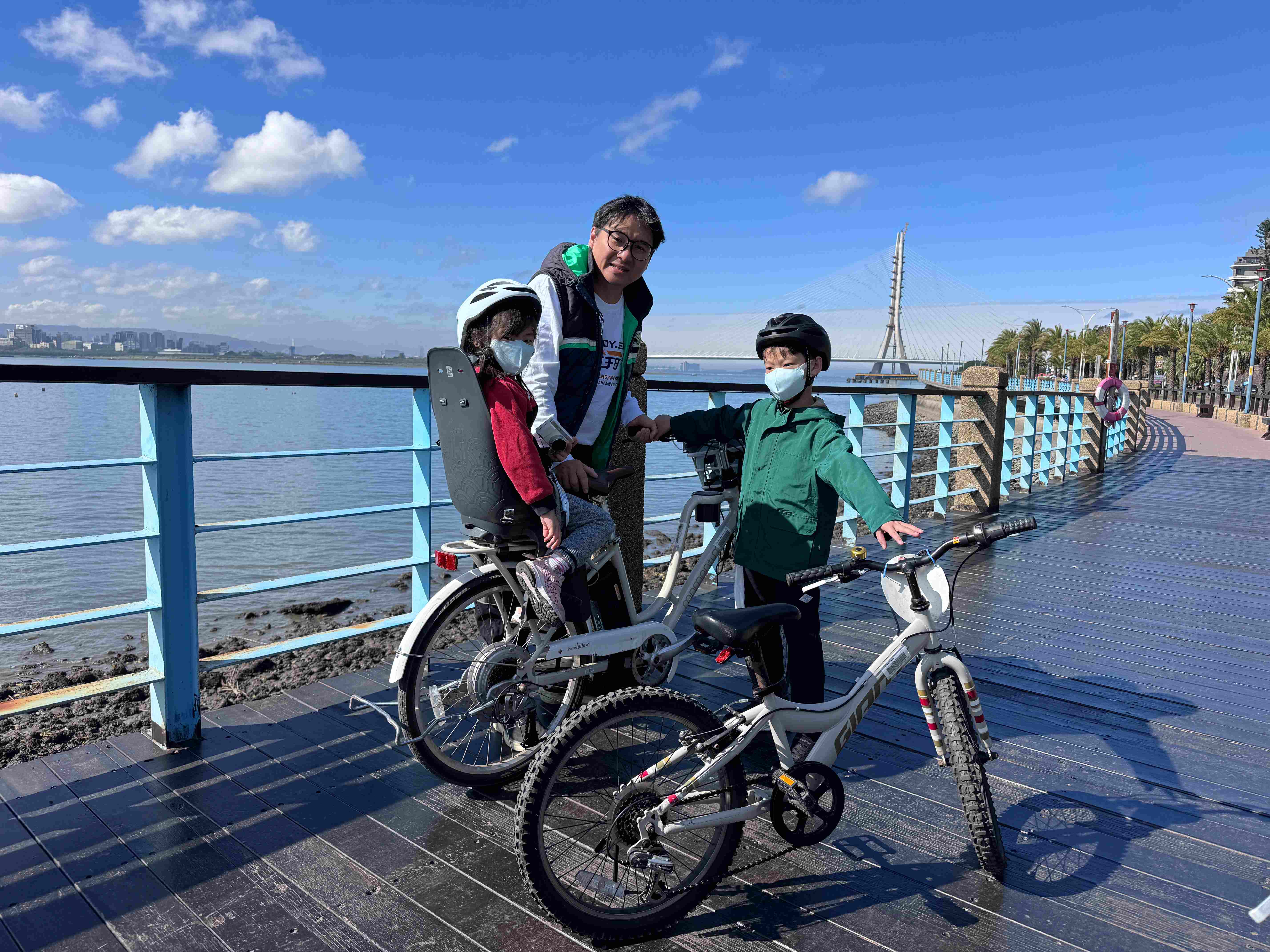 新北河濱自行車淡江站新站點，131、21試營運期間享有租借優惠