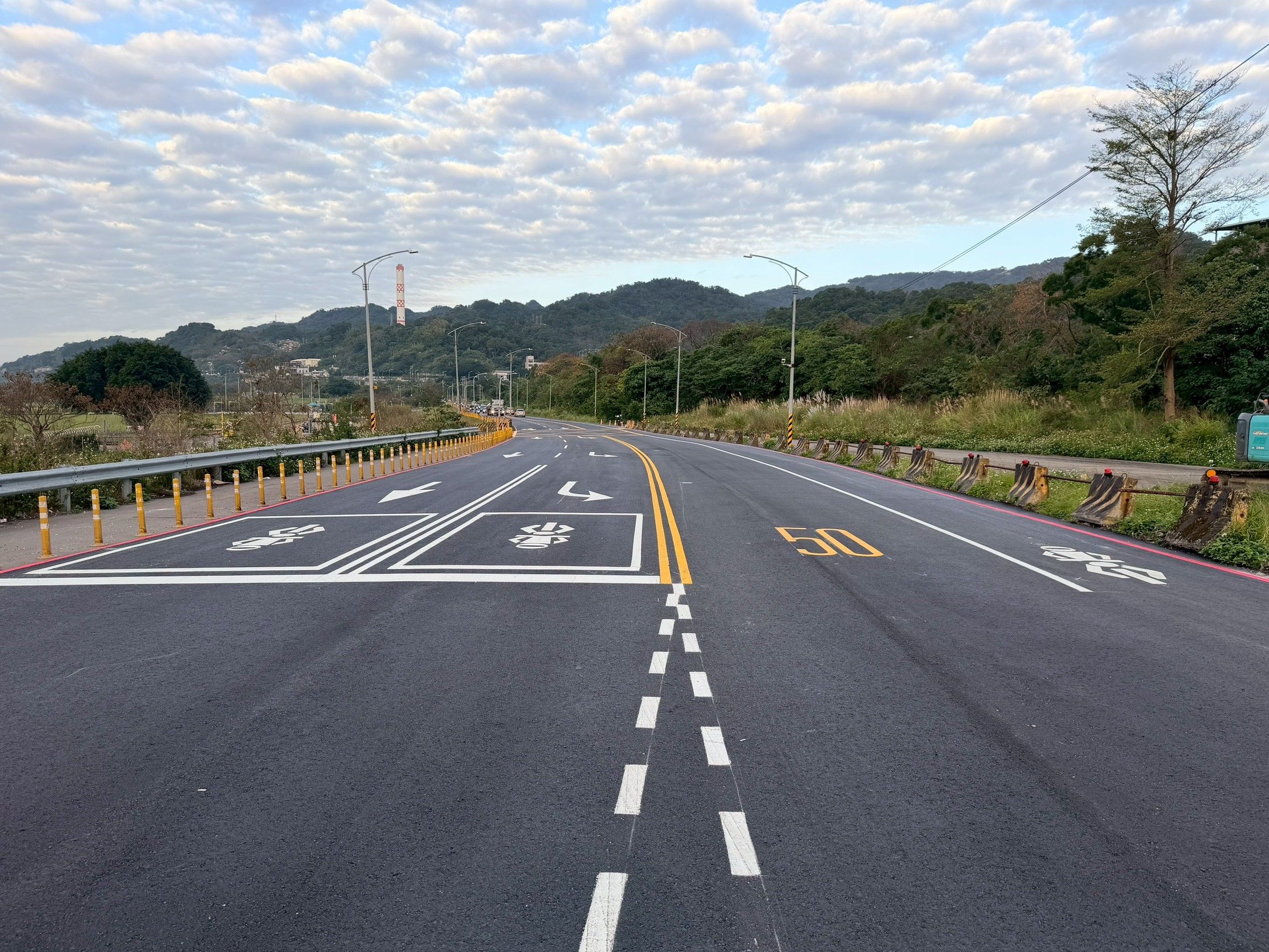 高灘處完成樹林區館前路與八德街路面改善工程 提升行車舒適性