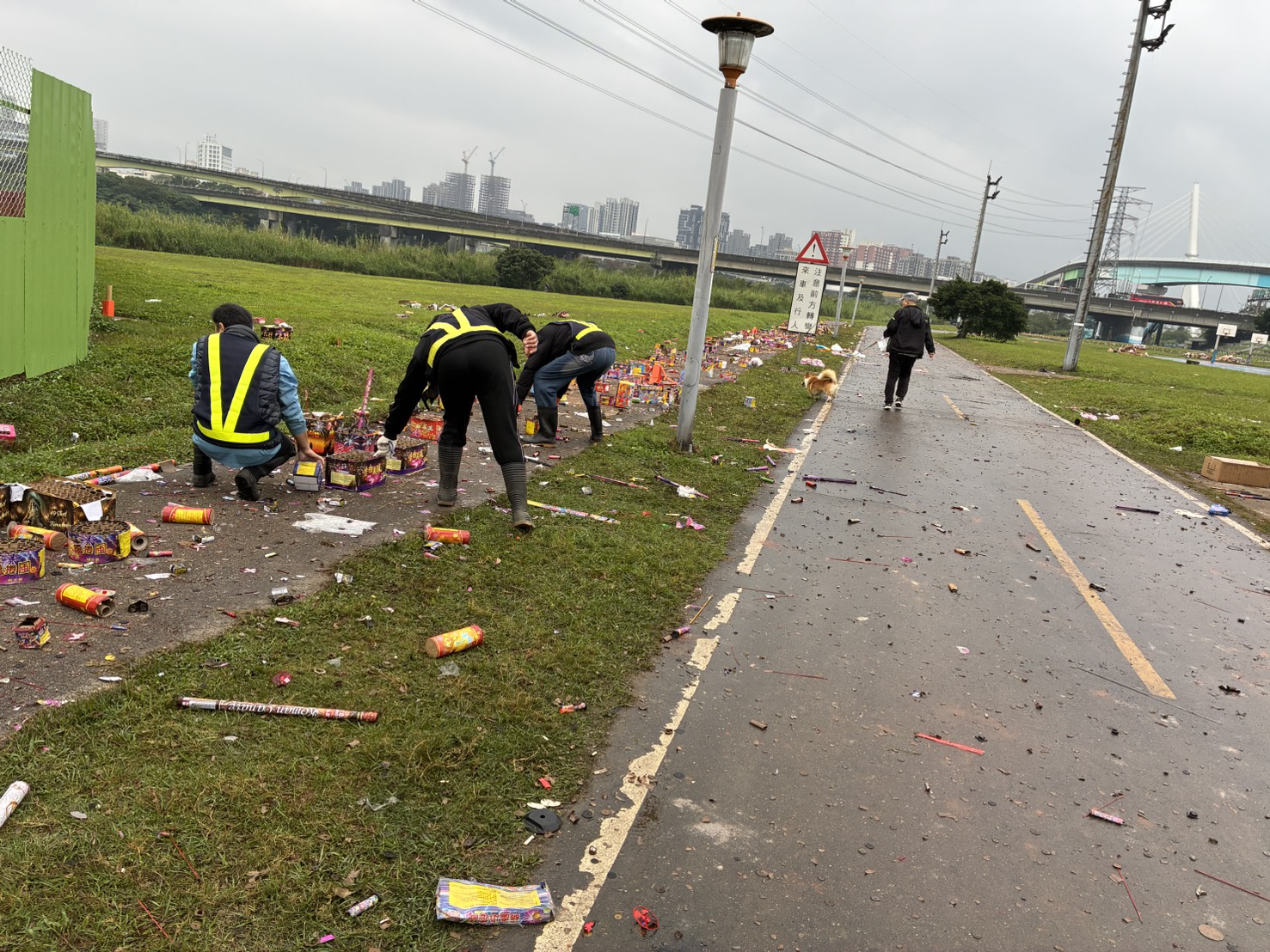 齊心攜手淨煙火 河濱環境更舒適