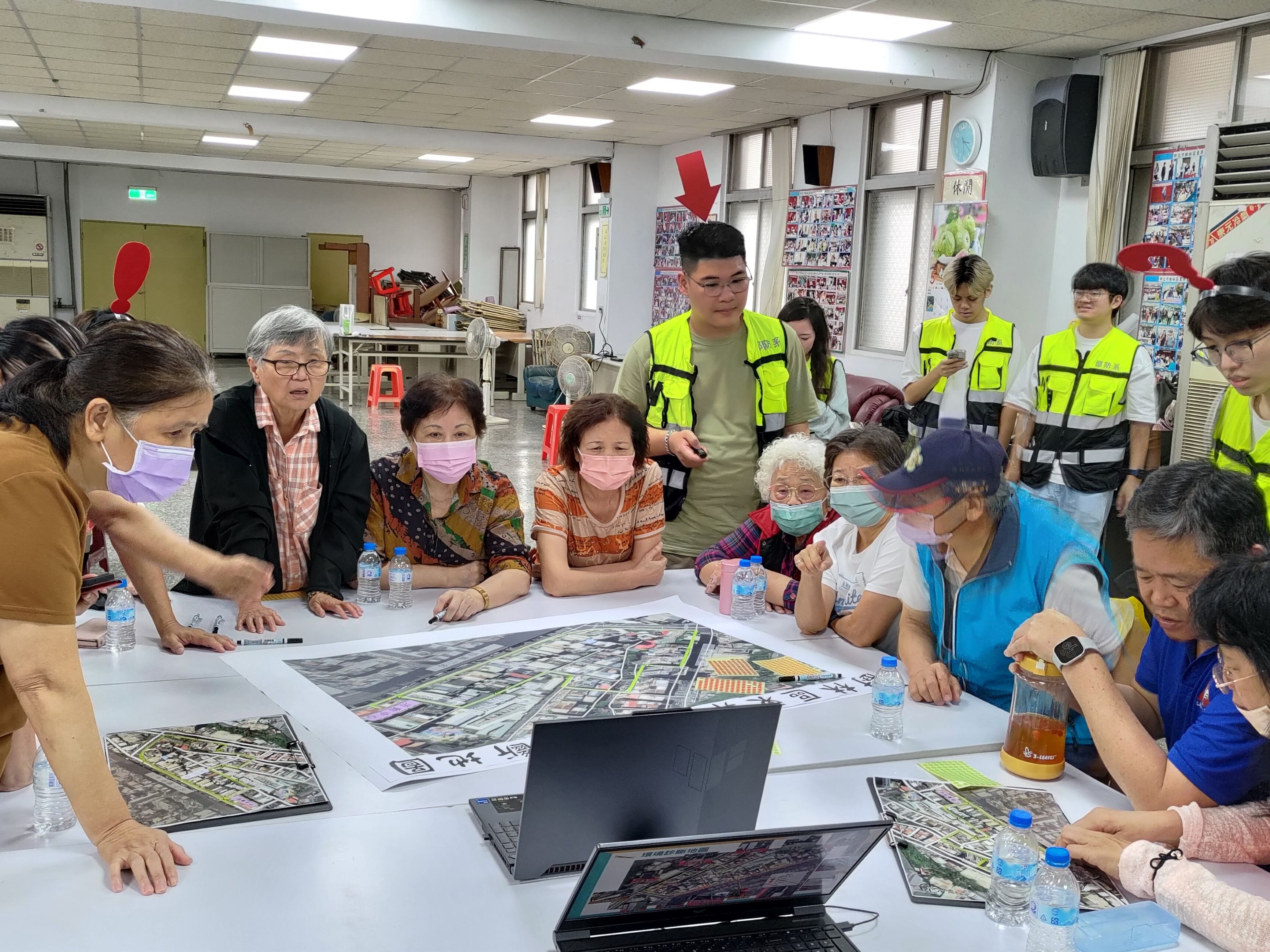 樹林區東昇里，聚精會神聆聽社區週邊致災潛勢熱點課程
