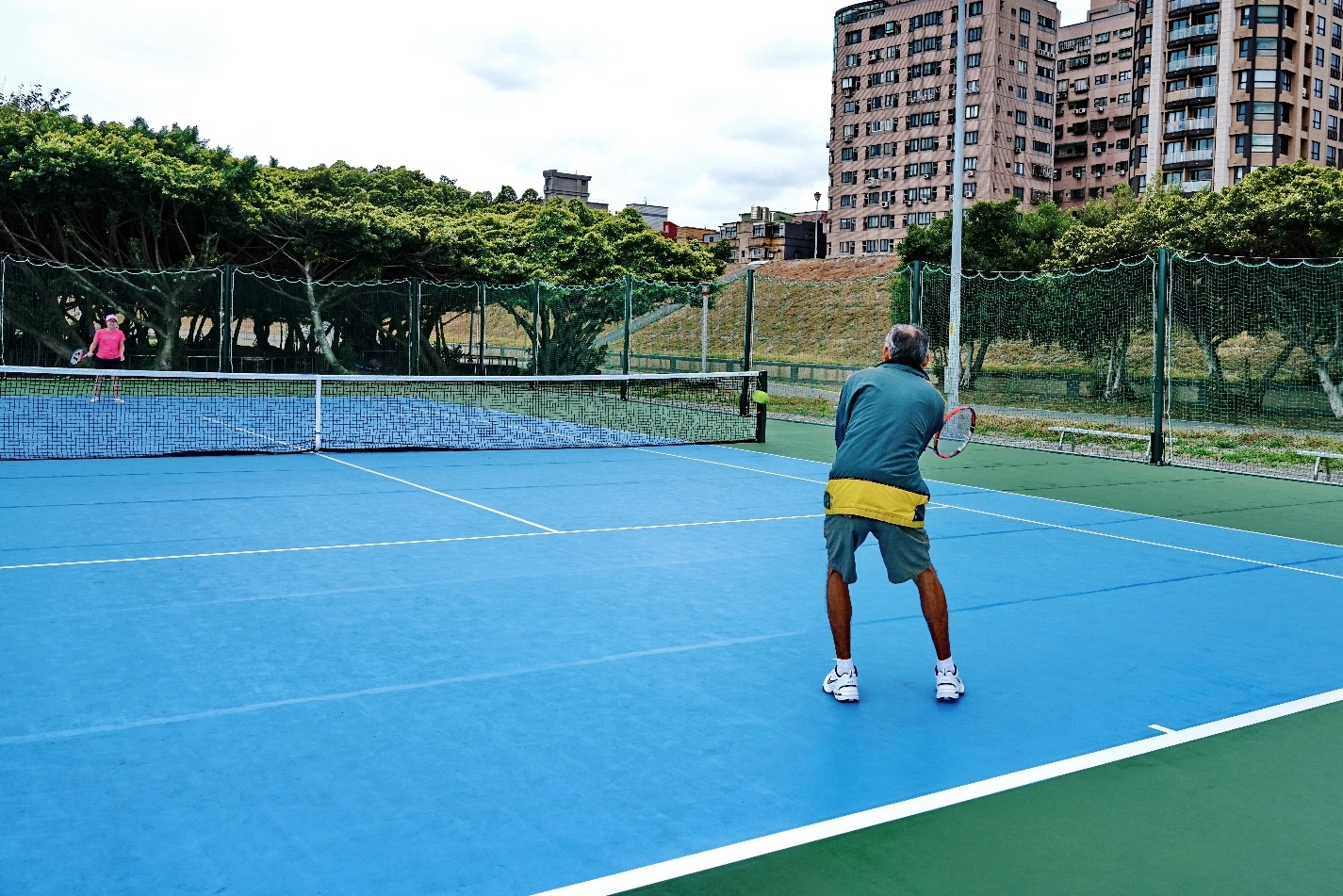完工後網球場示意圖