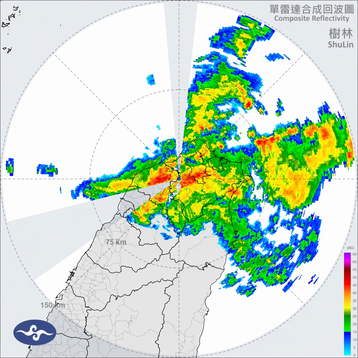 運用氣象署降雨雷達回波資料，每2分鐘更新一次頻率監測，比傳統雷達回波提前8分鐘掌握強降雨發展趨勢