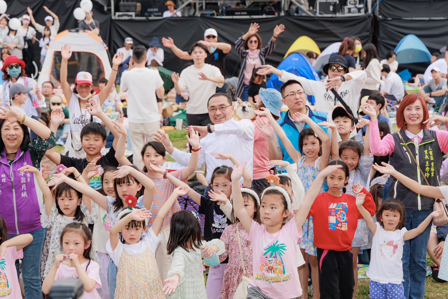 《水育樂》新北大都會公園「2024新北春紛節」市長侯友宜與市民同樂