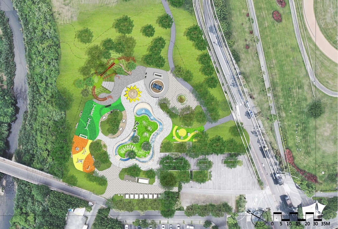 新店溪陽光運動園區兒童遊戲場及周邊景觀改善工程