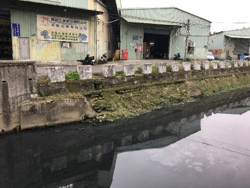 水湳溝左側護岸現況