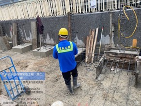 即有出挑步道擴建平台施作