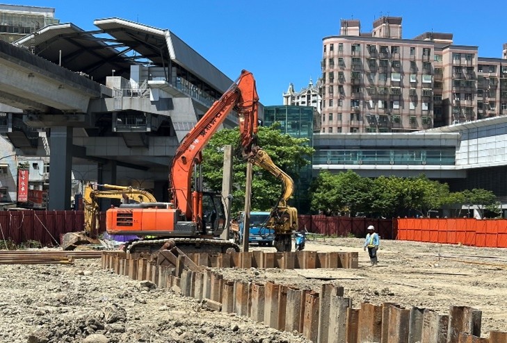 公九公園貯留池施工