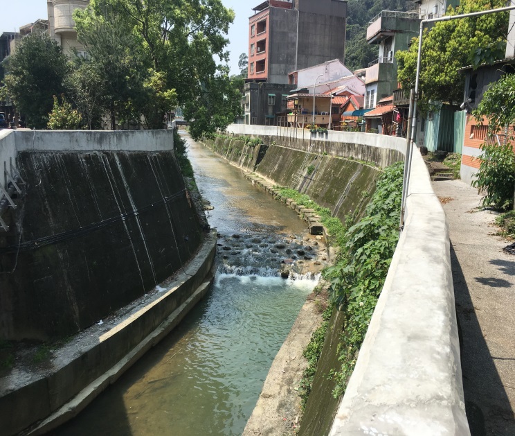 福德坑溪護岸整建完工照
