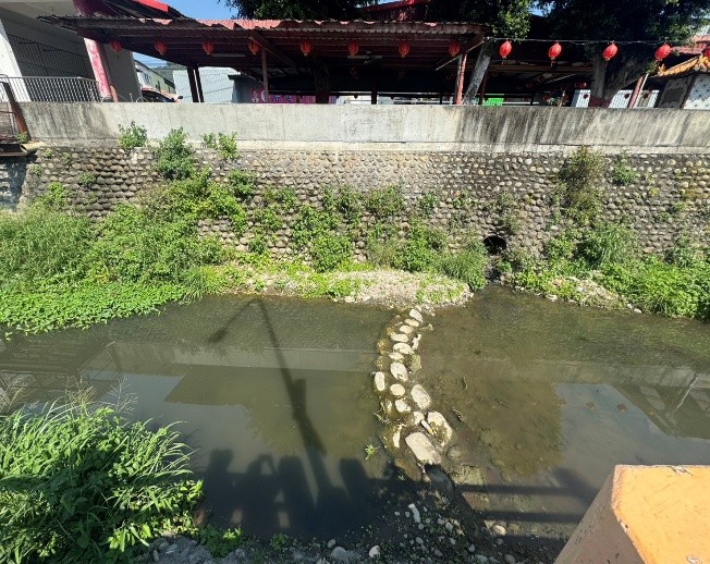 完工後之固床工