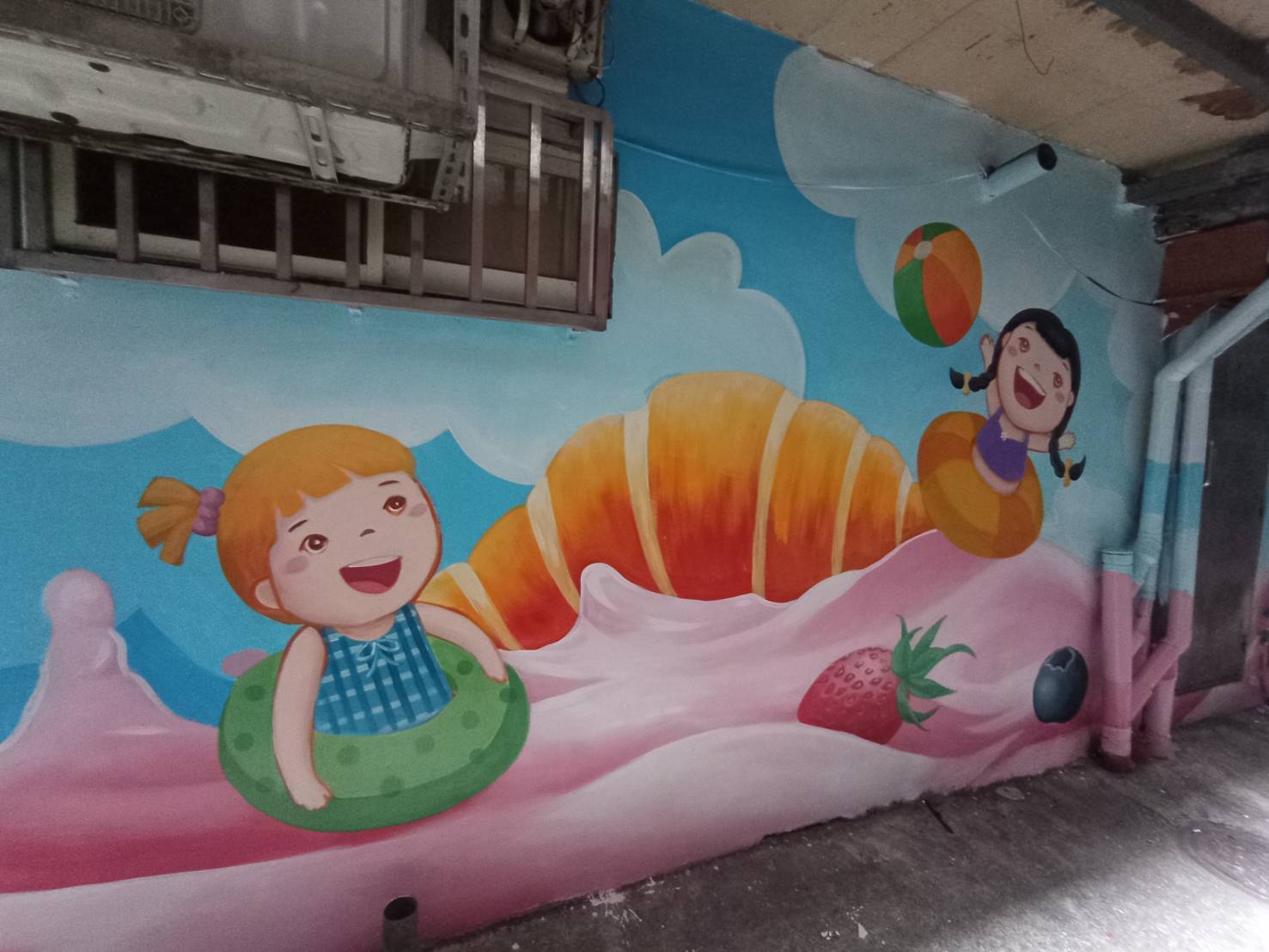彩繪完工照