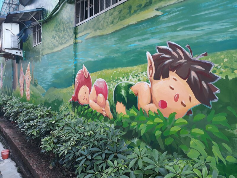 彩繪完工照