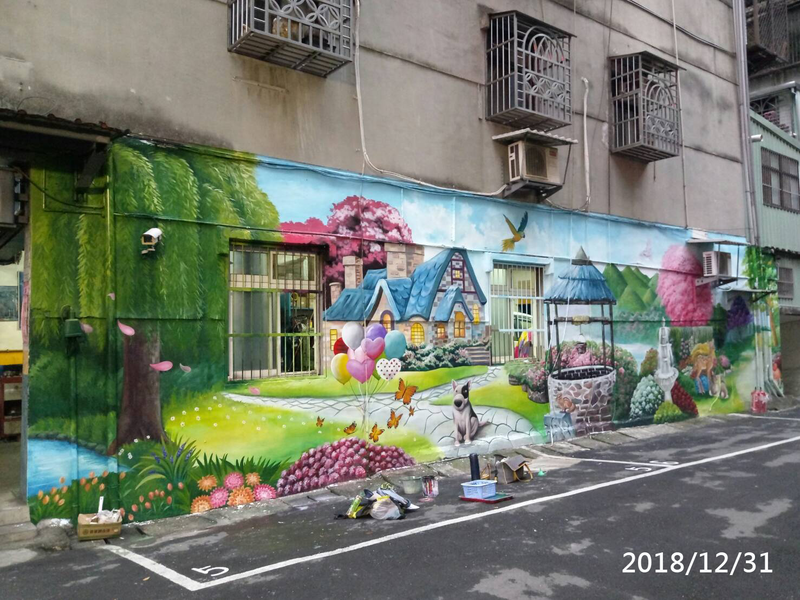 彩繪完工照